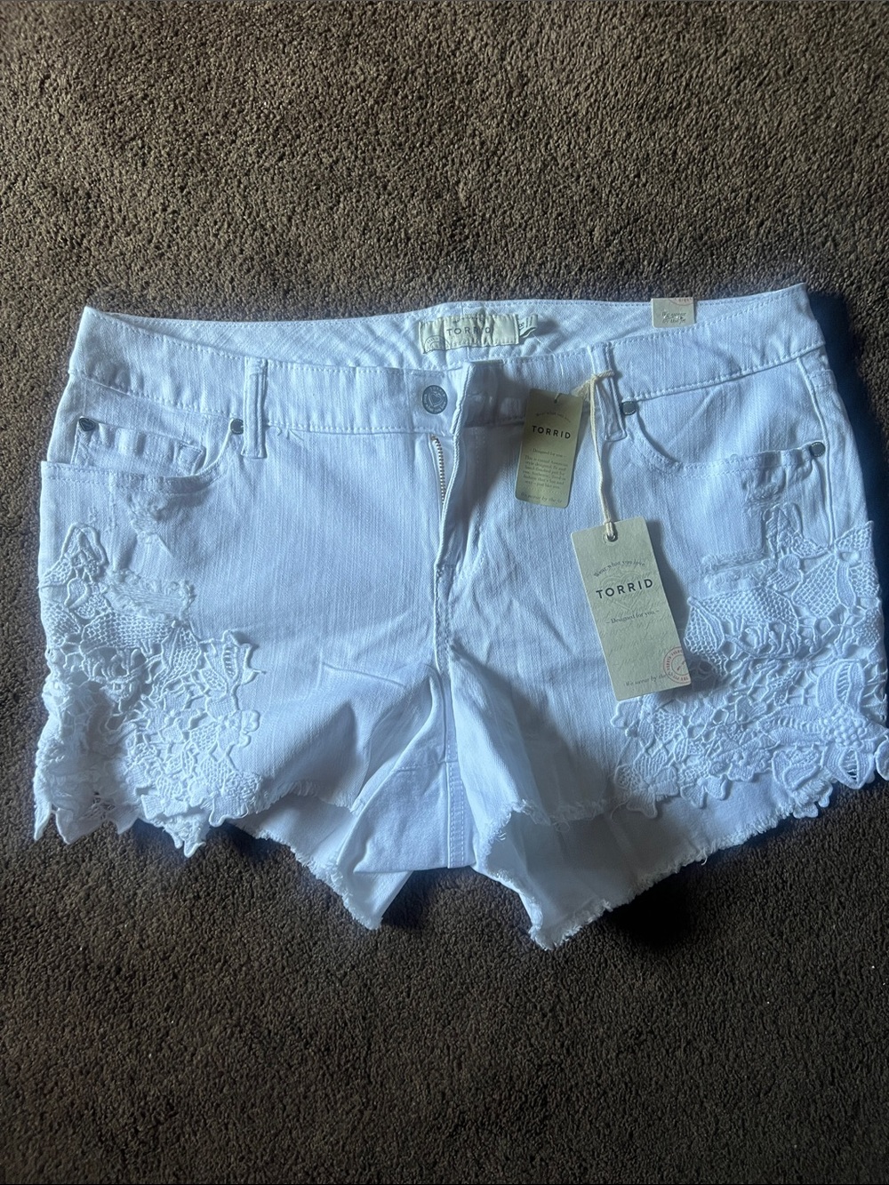 White shorts